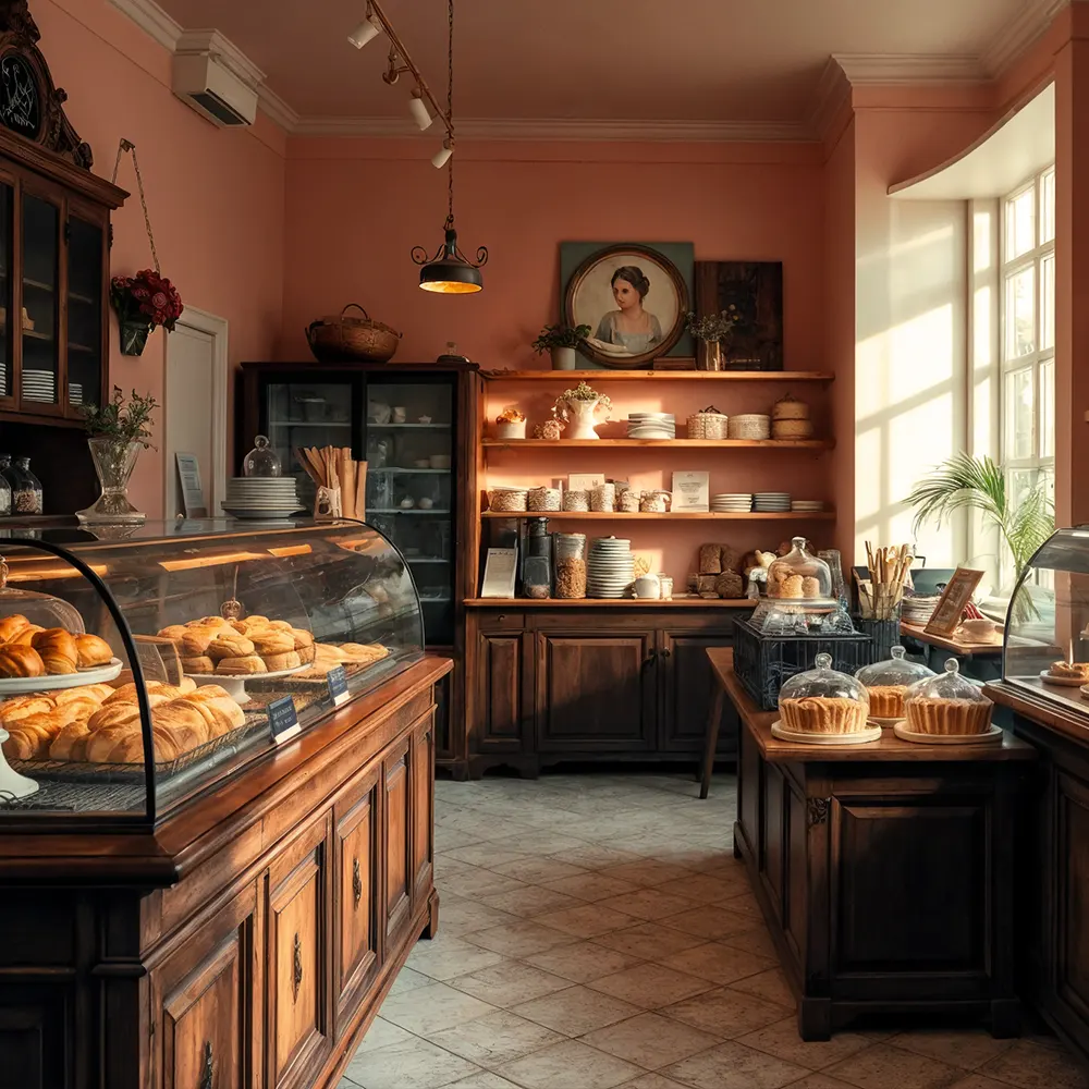 Vista previa de la plantilla de 'Pastelerías'